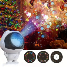 Staron imukuppikiinnitteinen pallovalo (valkoinen), USB-miniauton DJ-LED-valo kotikäyttöön KTV-lavalle, yhteensopiva pienten tilojen kanssa