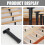 Eease4pcs Bed Replacement Support Pots Heavy Support Pots Adjustable Height Support Pots 3