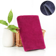 Namzi 1 Stück Ultrafeines Haartrockentuch aus Fasern, vielseitig verwendbar für Bad, Fitness, Dusche, Sport - Weinrot (30 x 30 cm)