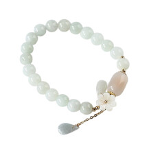 Jade-Armband, Stein-Armband, elastisches Armband, Damen-Schutzarmband