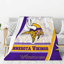 Vikings Custom Classic Throw Blanket voor voetbalfans, cadeaus voor mannen en vrouwen, ultrazachte microfleece deken, cadeaus voor jongens en