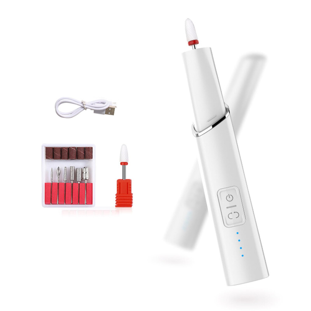 Electric Nail Drill with Adjustable Speed Control, Cordless Rechargeable for Manicure and Pedicure
