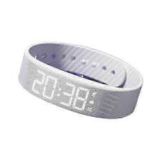 Fitsleeps wekker - Fitsleeps wekwekker, stil en met trilfunctie, wit