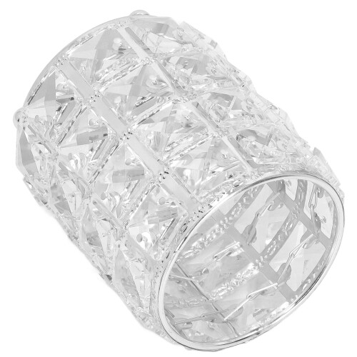 Θήκη για πινέλα μακιγιάζ Uadme Crystal, στρογγυλό δοχείο αποθήκευσης καλλυντικών, 2