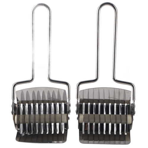 Dekaim Dough Cutter, 2pcs Dough Noodle Bread Pie Cake Pastry Lattice Roller Bake Cutter Kitchen Baking Tool