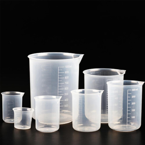 ouytwer25-500ml Μικρό Δοσομετρικό Κύπελλο Πλαστικό Διαφανές Εργαλείο Ψησίματος 1