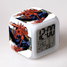 LED-Wecker mit Spider-Man-Motiv – kompatibel mit HTNL#688, leuchtender digitaler Tischwecker für Kinder und Erwachsene, Geschenkidee