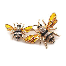 Broșă galbenă Shinycome Bee pentru cardigan, pulover, accesorii pentru îmbrăcăminte pentru femei