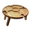 Fankiway Ξύλινο Φορητό Τραπεζαρία Casual Snack Table Τραπεζαρία με Ξηρούς Καρπούς Snack Fruit Rack 2