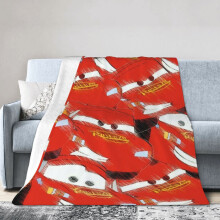 Lightning McQueen Kuscheldecken, flauschige Reisedecken für Schlafzimmer, Wohnzimmer, Sofa und Büro