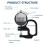 Digital Thickness Gauge Thickness Meter Precise Electronic Micrometer with LCD 2
