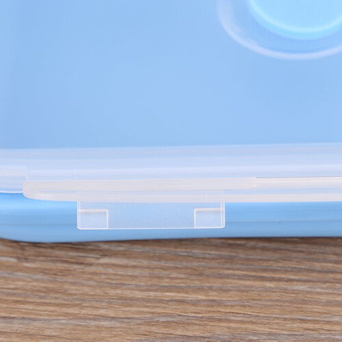 Δοχείο φαγητού VIFER800ml σιλικόνης, πτυσσόμενο, φορητό δοχείο φαγητού, μπολ, 2