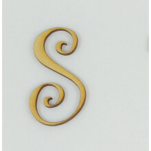 1 stuk, 15 cm x 0,6 cm dikke houten letter S in het Curlz-lettertype. Geweldig voor knutselprojecten en diverse decoraties.