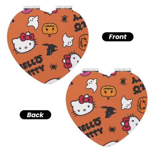 Καθρέφτης τσέπης Hello Kitty, φορητός μεγεθυντικός συμπαγής καθρέφτης μακιγιάζ 1