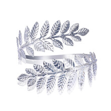 ADVEN Armstulpe, schlichtes Design, zartes Modeaccessoire für Mädchen, Oberarm-Armband, Körperschmuck, Verzierung für Kleider, Silber