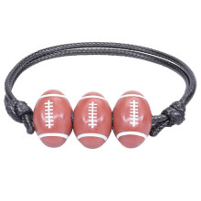 Einfaches, kreatives Sportarmband aus gewebtem Baseball-Seil im koreanischen Stil, handgefertigt, Modeschmuck für Herren.