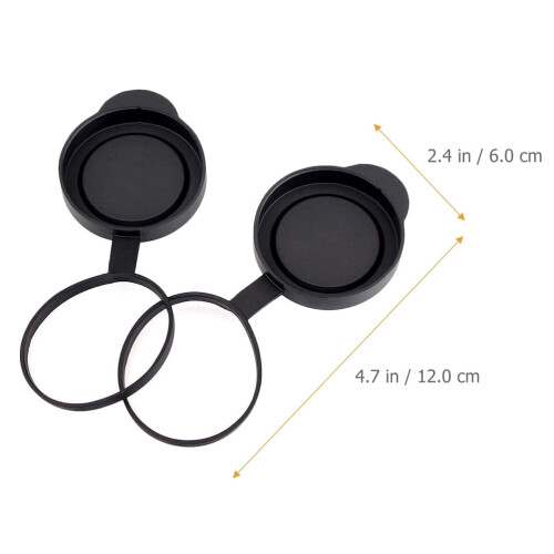 1 Set Binocular Objective Lens Caps Rubber Objective Lens for 2