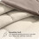 Bare Home Αναστρέψιμο κρεβάτι σε τσάντα 4 τεμαχίων - Premium1800Collection - Δίκλινο, σετ πάπλωμα 3