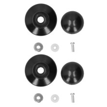 Pot Lid Knob, 2Pcs Pot Lid Top Replacement Knobs Phenolic Plastic Pot Lid Knob with Screws Universal Pan Cover Handle Accessory for Kitchen Cookware