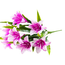 Fiore di giglio, fiore artificiale in vaso, decorazione per matrimoni, decorazione con fiori secchi, artificiale, artificiale, fiore artificiale