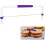 Cake Leveler Adjustable Stainless Steel Wire Cutter with Handle for Even Layer Baking 1