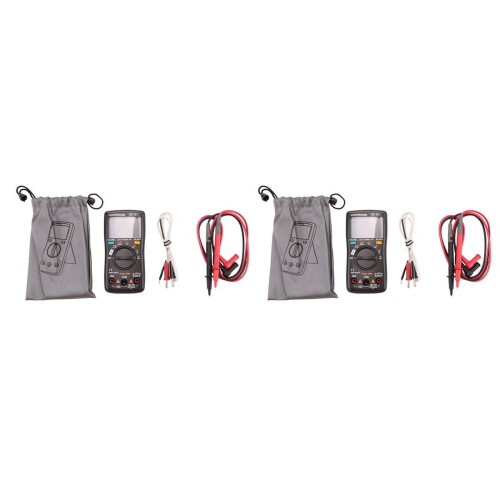 2X ZT102A Digital Multimeter 6000 Counts Auto 113D Back Light AC/DC Voltmeter Transistor Tester Frequency