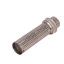 Universal Motorcycle Exhaust Muffler Silencer 51mm Adjustable Noise Reducer Mesh Insert 150x38x50.8mm