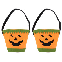 Baby's First Halloween Basket, Plush Candy Bucket For Enchanting Trick Or Treat Adventures, High Quality Felt Fabric Ensures Durability, Suitable For