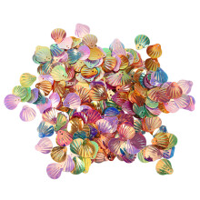 Oceanic Inspiration, Multicolor Seashell Sequins For Your Next Diy Craft Adventure, Jewelry Making Accessories With Vibrant Paillettes, 60g/Bag