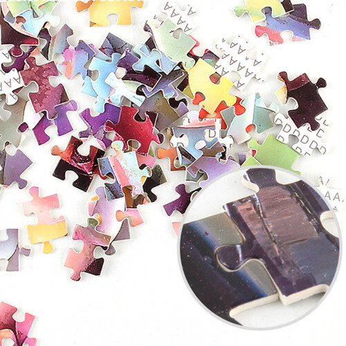 Great as a Pancake Mold, Transform Into Art, Blank Puzzle Sheets for Creative Projects, Thickened Paper DIY Puzzle with Grid-Back Design, 1