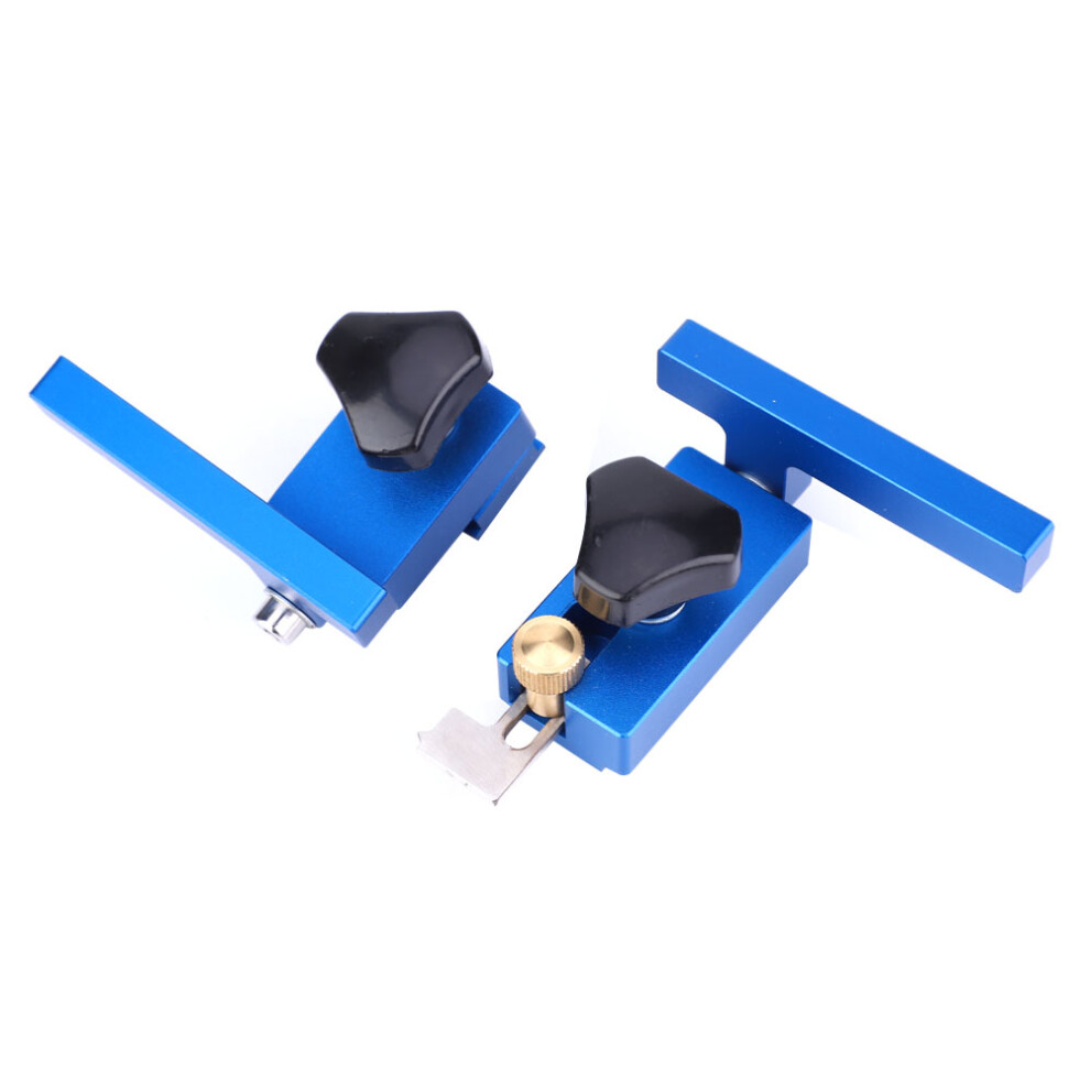 Fence Flip Stop Corrosion Resistance Anti Rust T Track Sliding Brackets Aluminum Alloy Material Universal T Track Assembly Sophisticated 9138057935745
