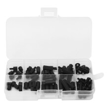 Easy To Install Nylon Hex Spacer Male Female Standoff High Quality Material Versatile Applications Reusable Transparent Storage Box Lightweight Solid