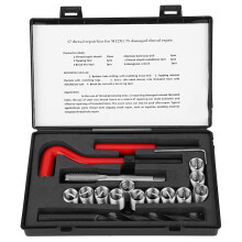 Reusable & Eco-Friendly Thread Repair Solution for Stripped Holes, Internal Thread Repair Kit with Steel Wire Inserts, Ingenious designed High