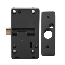 Bluetooth Enabled Cabinet Lock, Quality Brass and Steel Internals with Auto Lock Function, Electric Control Latch for Secure Drawer Access, OEM