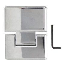 Zinc Alloy Glass Door Hinge for Frameless Shower Doors Precision Cast Structure with Corrosion Resistance and Auto Close Feature Suitable for 90