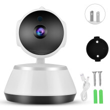WiFi Enabled HD Indoor Camera IR Night Vision Smart Security Surveillance System with Two-Way Audio Cloud Storage Motion Detection Local Record for