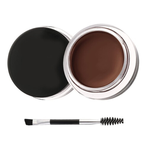 Σετ Compact Eyeliner, Απόχρωση Καφέ για Ομοιόμορφο Βάψιμο & Βαφή Φρυδιών, Περιλαμβάνει 2