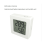 Mini LCD Digital Thermometer Hygrometer Temperature Meter Humidity Sensor Button Set with Battery White 4