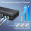 Switch Ethernet 2.5G com 4 portas e capacidade de 2500 Mbps 3