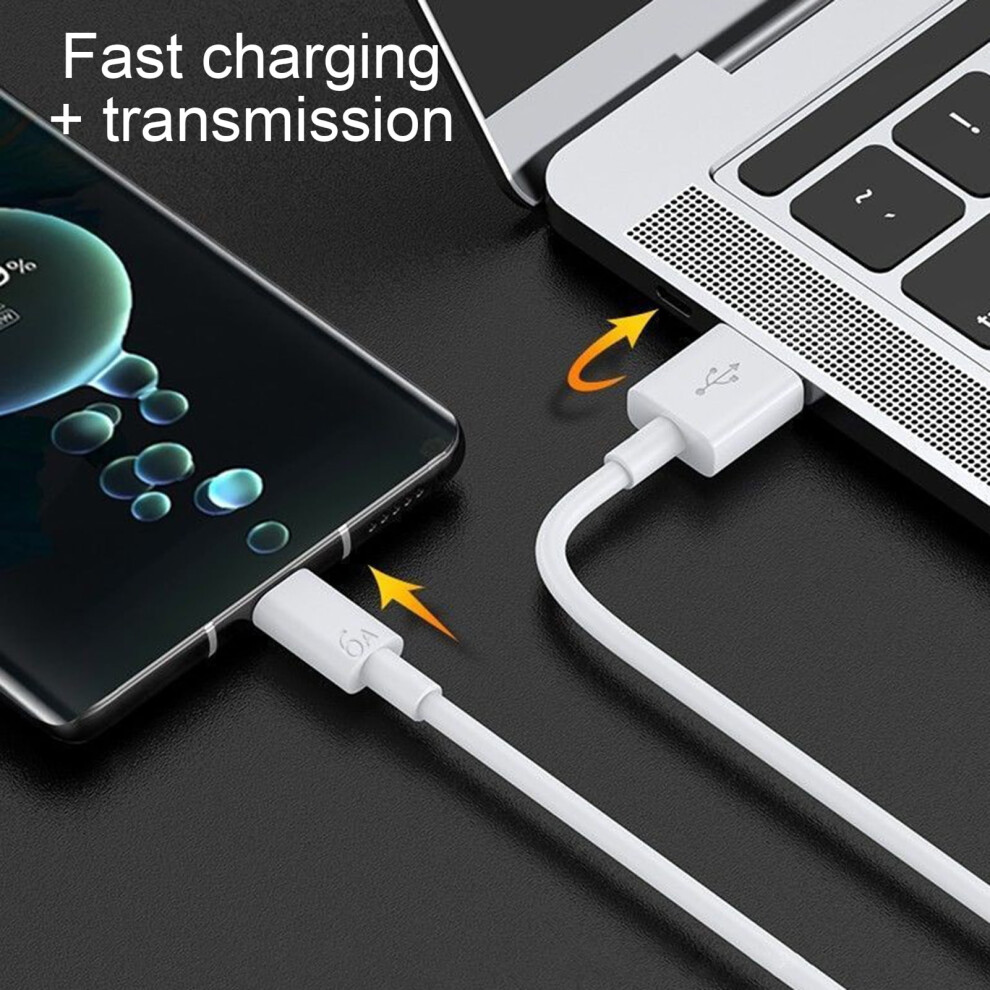 Susuchens Data Cable Universal 2-In-1 6A 66W Type-C Phone Fast Charging Cord For Compatible With Xiaomi 9130661652933