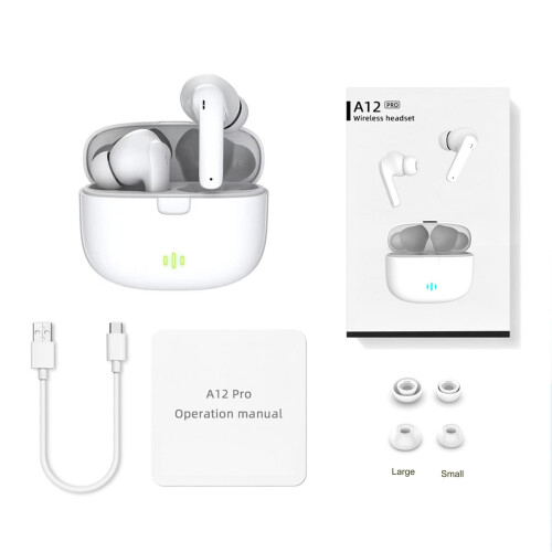Ασύρματα ακουστικά Quinlirra Bluetooth Headset 5.2High Headset με μισή ακουστική ασπίδα για μπάσα, 1