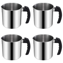 4X Candle Making Pouring Pot, 44 Oz Double Boiler Wax Melting Pot, Candle Making Pitcher, Heat-Resistant Handle