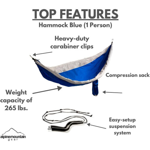 Complete Hammock System - 1 Person 1