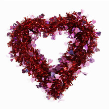 Prettyui-Madder Guirlande Valentinsdag Hjertekrans Vindue Dør Boligdekorationer Gaver
