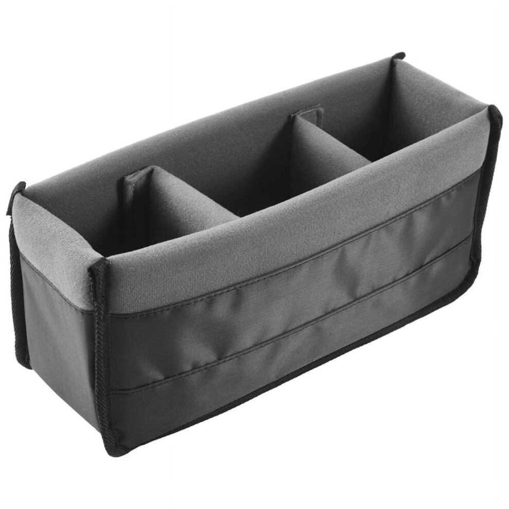 Shockproof Dslr Slr Camera Insert Organizer Case Partition Divider Protection Case(+Grey) Black/Grey 9773935934603