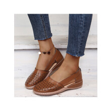Zapatos planos LUXUR para mujer, sin cordones, punta redonda, transpirables, ancho especial, cómodos, tipo mocasín, talla 9