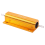 Rezistor de putere placat cu aluminiu auriu 3X, rezistență 100W, 2Ohm2R 4
