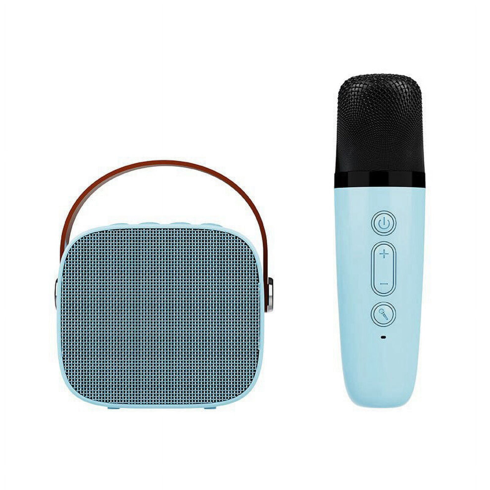 Tooth Speaker With Microphone - With Wireless Microphone - Portable Karaoke Bar Speaker (Blue) Blue 9389440773264
