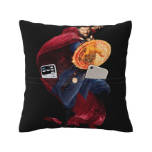 Clúdaigh Piliúir Línéadaigh Doctor Strange, Cásanna Maisiúla Cearnógacha 20x20 Orlach le haghaidh Maisiúcháin Baile, Tolg, Seomra Leapa,