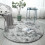 Forzero Fluffy Colorful Shag Round Area Rug Plush Carpet Για Παιδιά Κορίτσια Σαλόνι Υπνοδωμάτιο 1